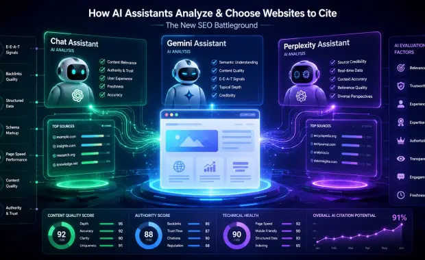 How ChatGPT, Gemini & Perplexity Decide Which Websites to Cite: The New SEO Battleground