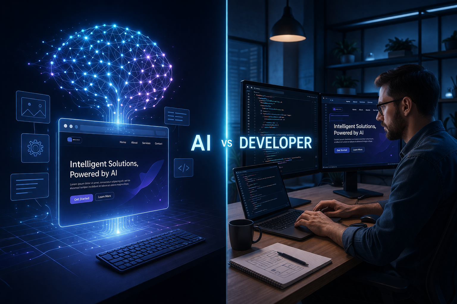 AI vs Web Developers: Can AI Really Replace Web Development in 2026?