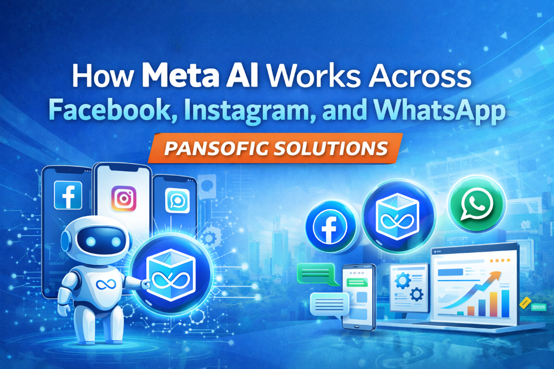 How Meta AI Works Across Facebook, Instagram & WhatsApp | Pansofic Solutions