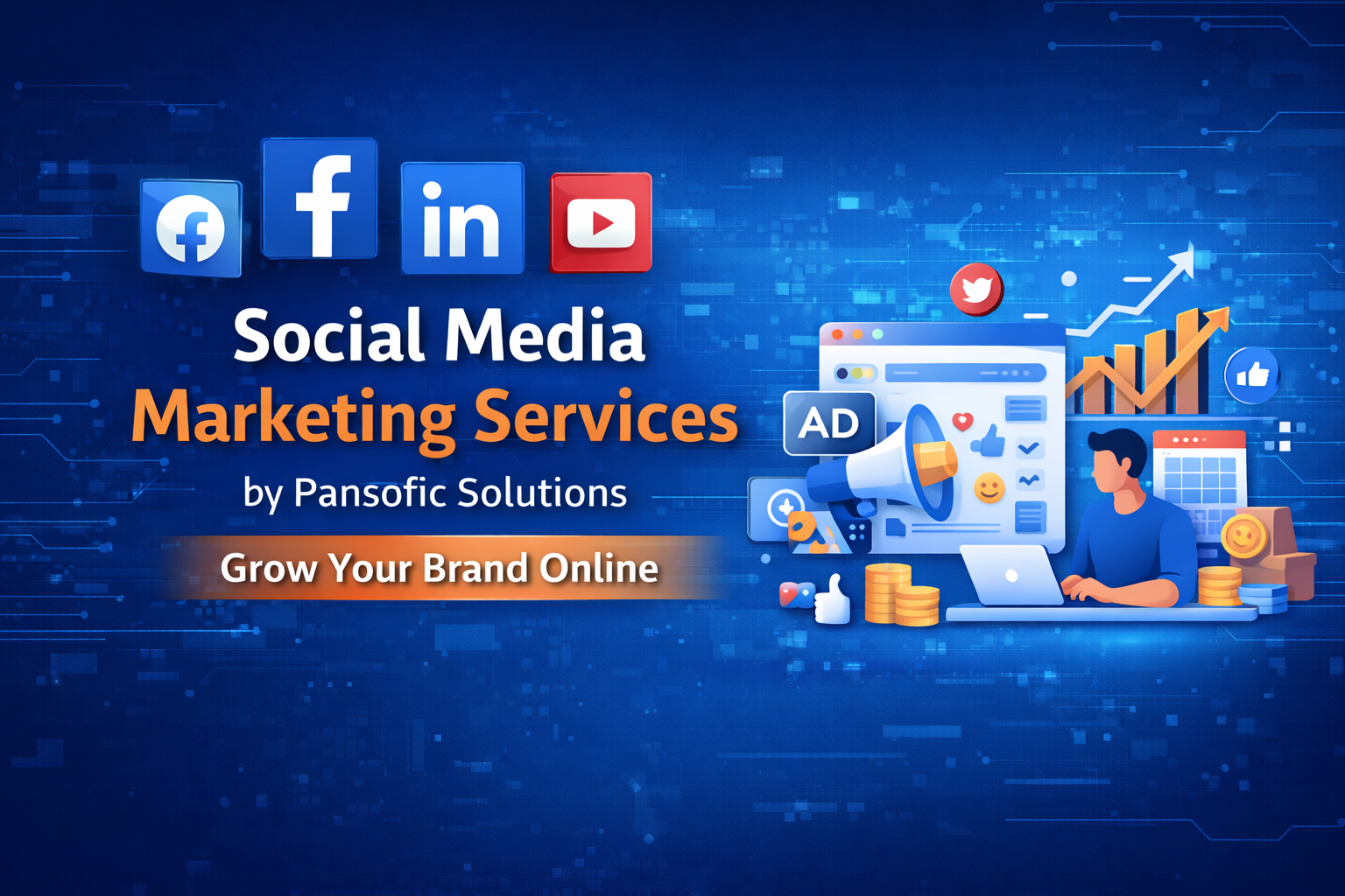 Social Media Marketing Services by Pansofic Solutions – Grow Your Brand Online